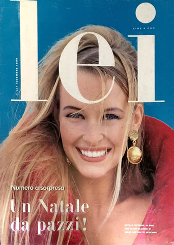 LEI Magazine December 1990 ESTELLE LEFEBURE Simonetta Gianfelici ROBERTA CHIRKO