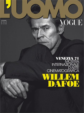 L'UOMO Vogue Magazine September 2014 WILLEM DAFOE Michael Keaton AL PACINO Ethan Hawke