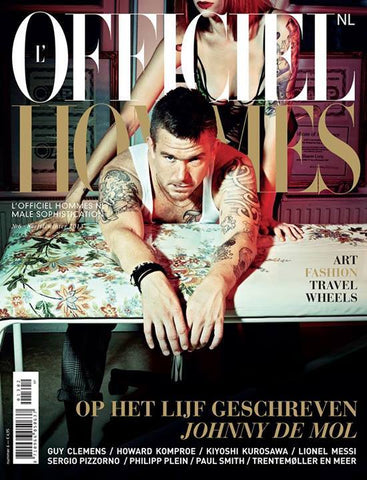L'OFFICIEL HOMMES NL Magazine 2013 JOHNNY DE MOL Leo Messi PHILIPP PLEIN