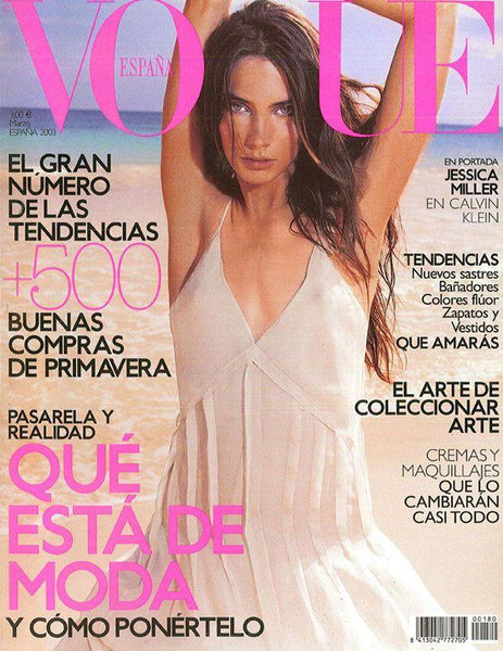 VOGUE Spain Magazine March 2003 JESSICA MILLER Fernanda Tavares Renee