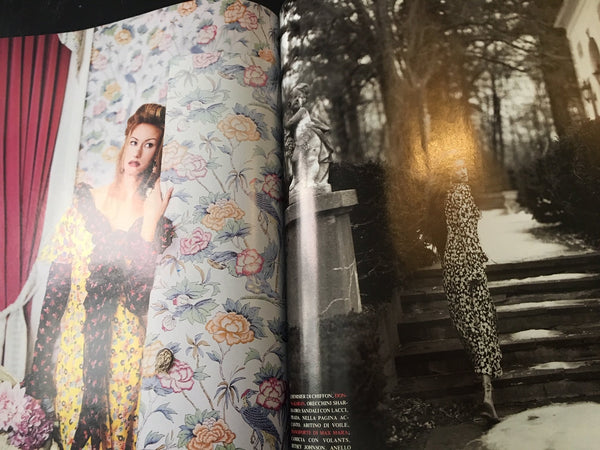 VOGUE Magazine Italia April 1993 TWIGGY Susan Holmes HELENA