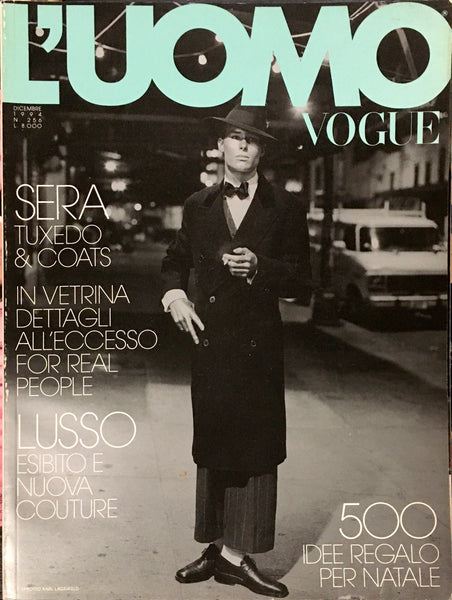 L'UOMO VOGUE Magazine December 1994 BOY GEORGE Sylvester Stallone STIN