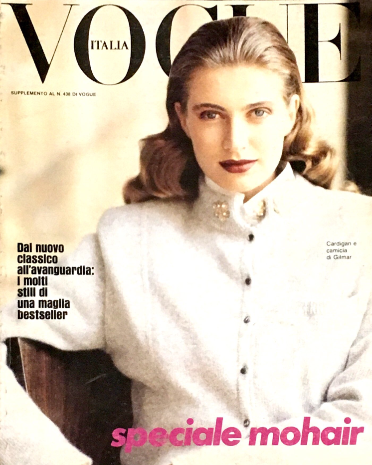VOGUE Italia Magazine 1986 Supplement MARIO TESTINO Mark Bugzester SPECIALE MOHAIR