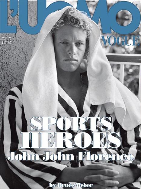 L'UOMO VOGUE Magazine March 2016 Bruce Weber JOHN JOHN FLORENCE Alan Jouban NICK KYRGIOS