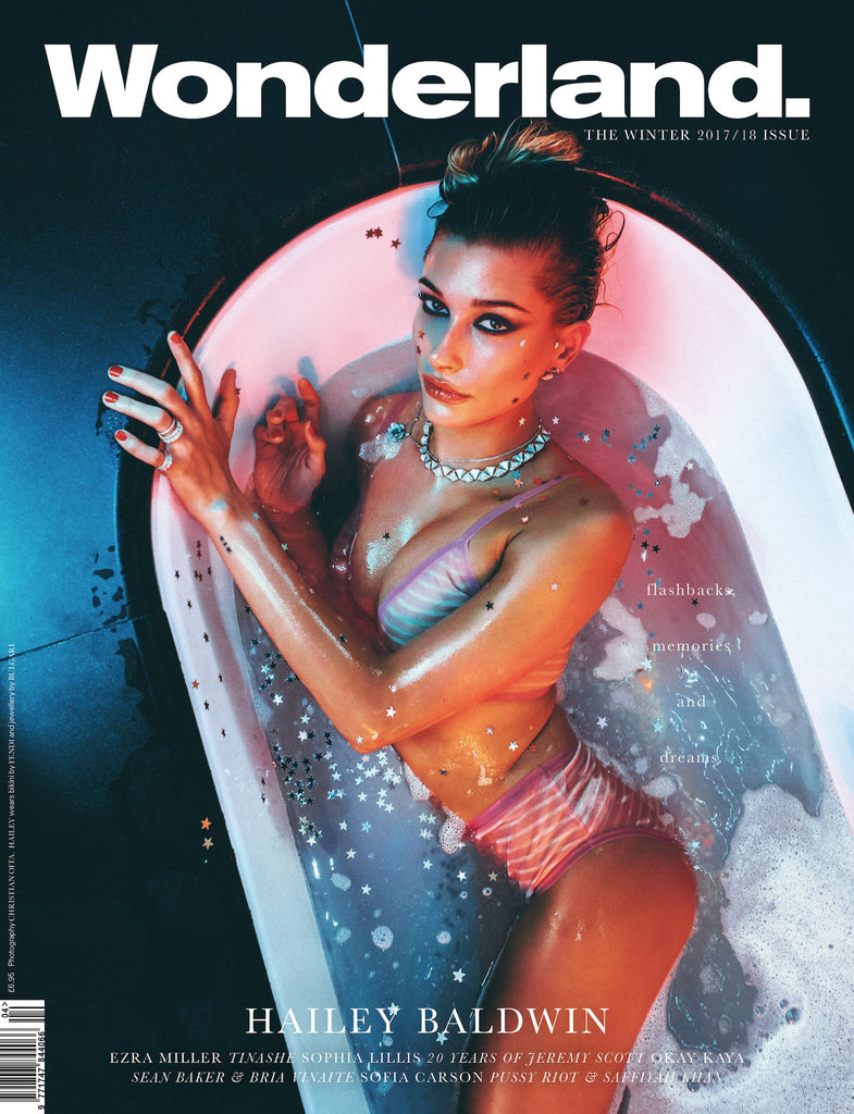 Wonderland Magazine Winter 2017 HAILEY BIEBER Sofia Carson EZRA MILLER Tinashe