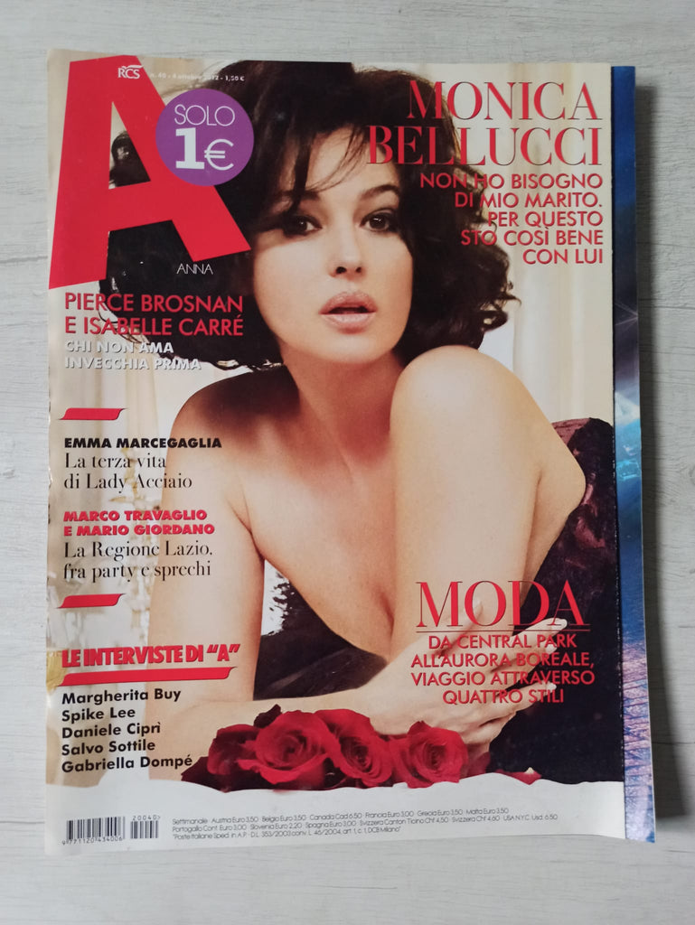 MONICA BELLUCCI Lydia Carron ANNA Magazine October 2012