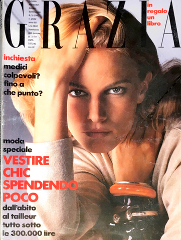 GRAZIA Italia Magazine 8 March 1992 #2662 ROGER EATON