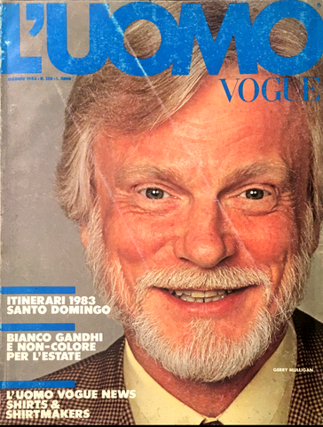 L'UOMO VOGUE Magazine May 1983 GERRY MULLIGAN Keith Richards #130