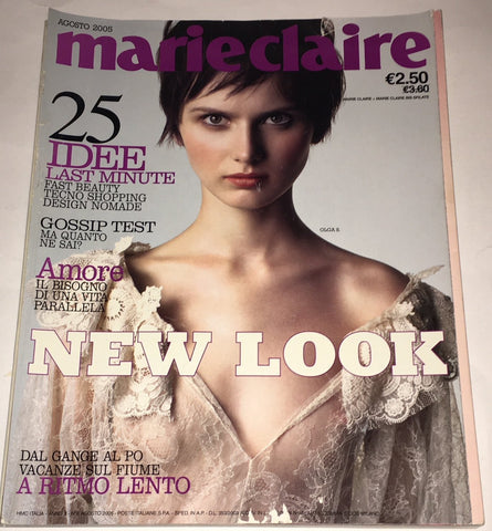 MARIE Claire Magazine Italy August 2005 OLGA SIDARENKO Elena Melnik ROSIE HUNTINGTON
