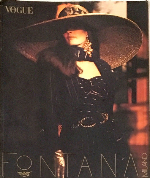 TASHA DE VASCONCELOS Vogue Magazine Supplement Italia 1990 Fontana Cou
