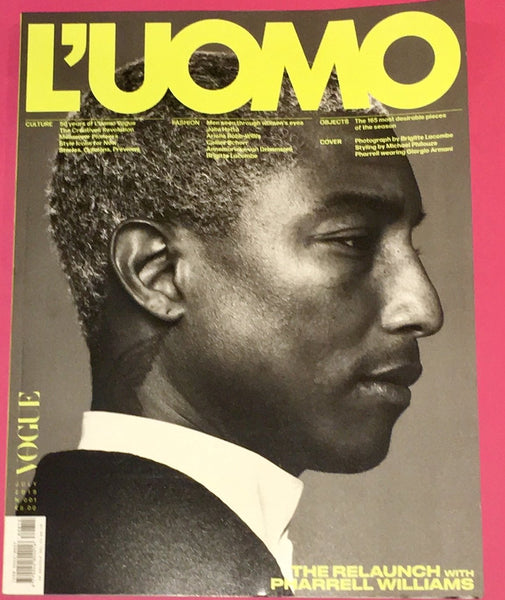 L' UOMO VOGUE Magazine July 2018 PHARRELL WILLIAMS The Relaunch Issue
