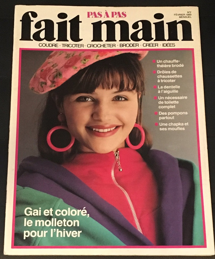 Fait Main Magazine February 1989 HELENA CHRISTENSEN 5 pages edit