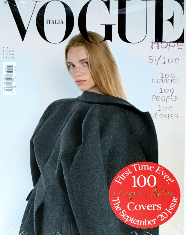 Vogue Italia Magazine September 2020 Sealed REBECCA LONGENDYKE Cover 57 of 100