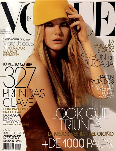 VOGUE Spain September Magazine 2007 CAROLINE TRENTINI Flavia Oliveira