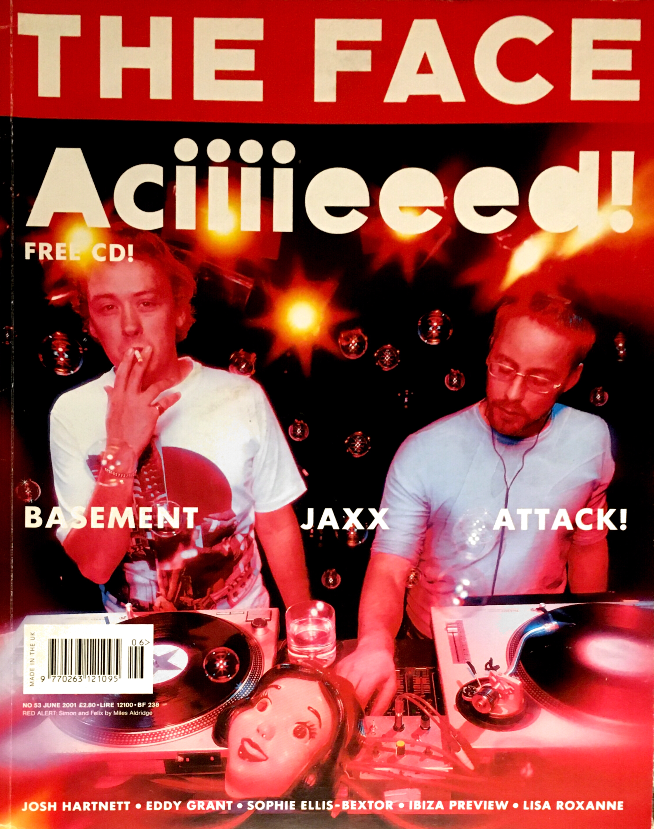 THE FACE Magazine 2001 Issue 53 BASEMENT JAXX Sophie Ellis Bextor JOSH HARTNETT