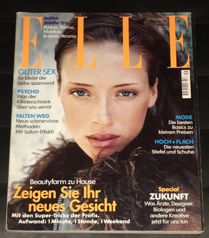 ELLE Magazine Germany September 1999 SATYA ARTEAU Heidi Klum