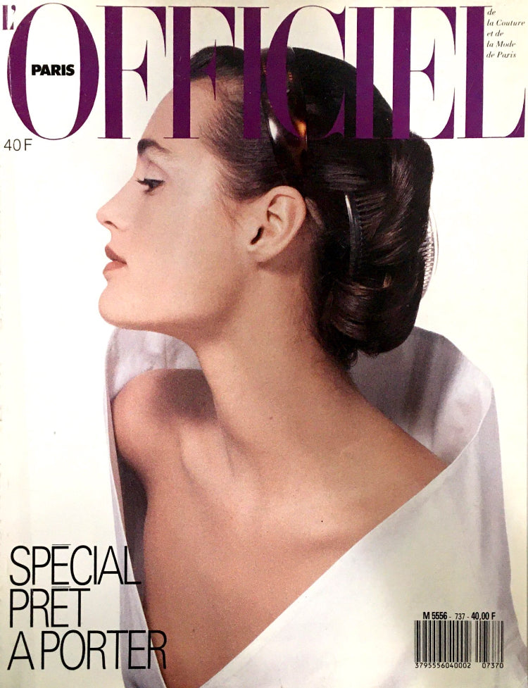 L'Officiel Paris Magazine February 1988 #737 YASMIN LE BON Pret A Porter