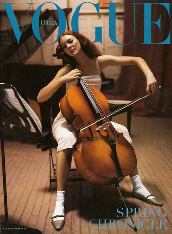 VOGUE Magazine Italia April 1999 Sunniva Stordahl MALGOSIA BELA Bruce Weber DEVON AOKI