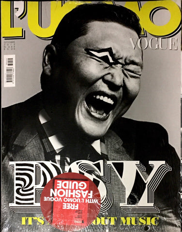 L'UOMO VOGUE Magazine October 2013 PSY It's all about music SEALED