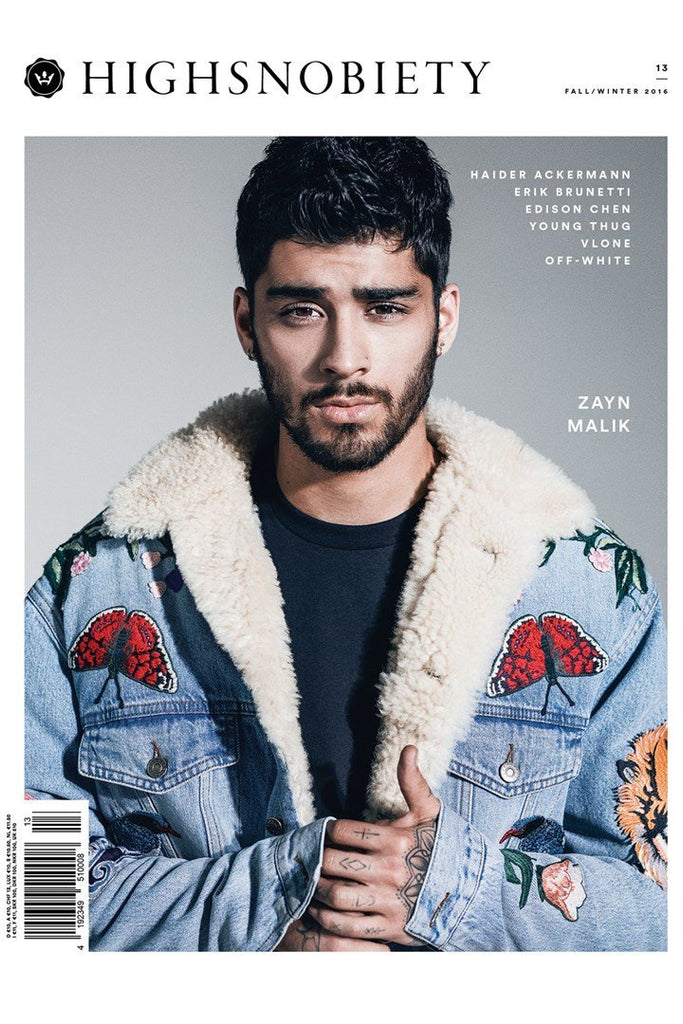 HIGHSNOBIETY Magazine Fall/Winter 2016 ZAYN MALIK Haider Ackermann EDISON CHEN - magazinecult