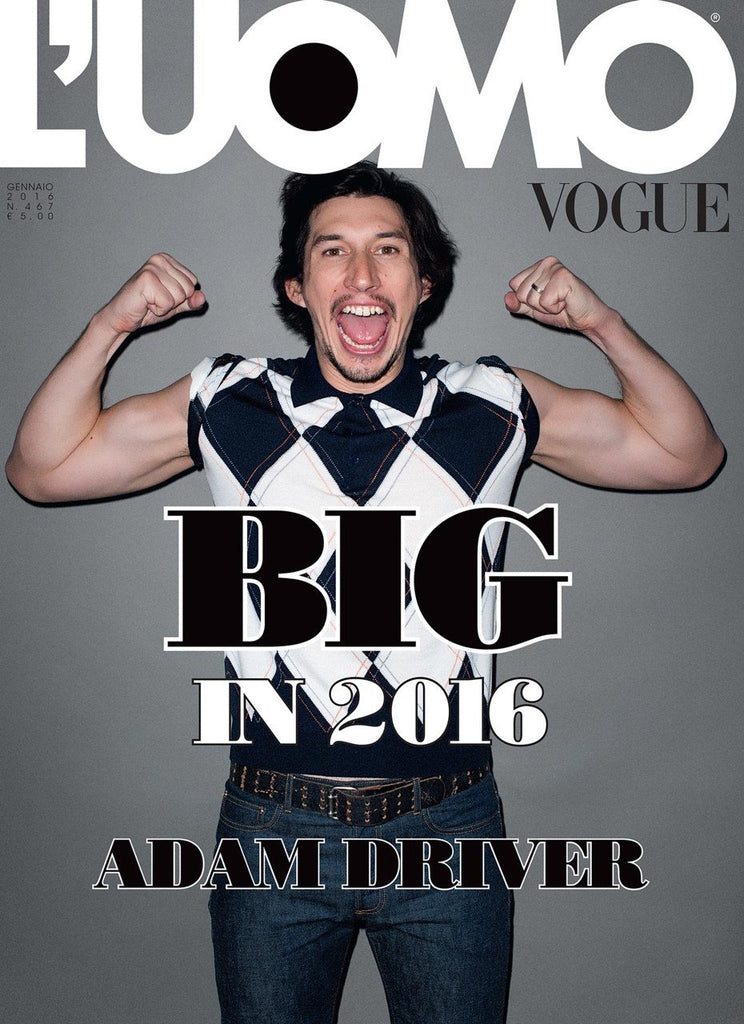 L'UOMO VOGUE Magazine January 2016 ADAM DRIVER Zayn Malik BEN STILLER