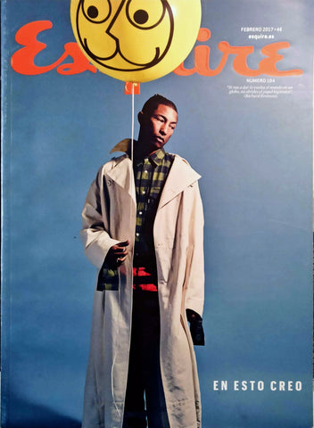 Pharrell Williams ESQUIRE Magazine Spain February 2017 MICHAEL FASSBENDER