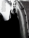 NADJA AUERMANN Kate Moss ROBIN WRIGHT Harper's BAZAAR Magazine US November 1994