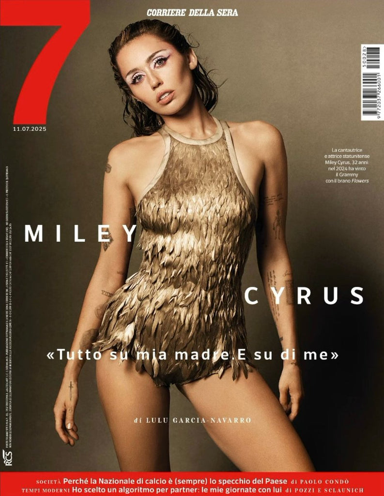 MILEY CYRUS 7 Italia Magazine July 2025 NEW