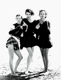 NADJA AUERMANN Kate Moss ROBIN WRIGHT Harper's BAZAAR Magazine US November 1994