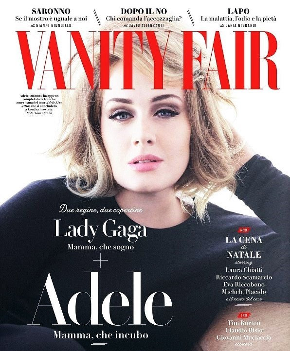 ADELE Lady Gaga VANITY FAIR Magazine December 2016