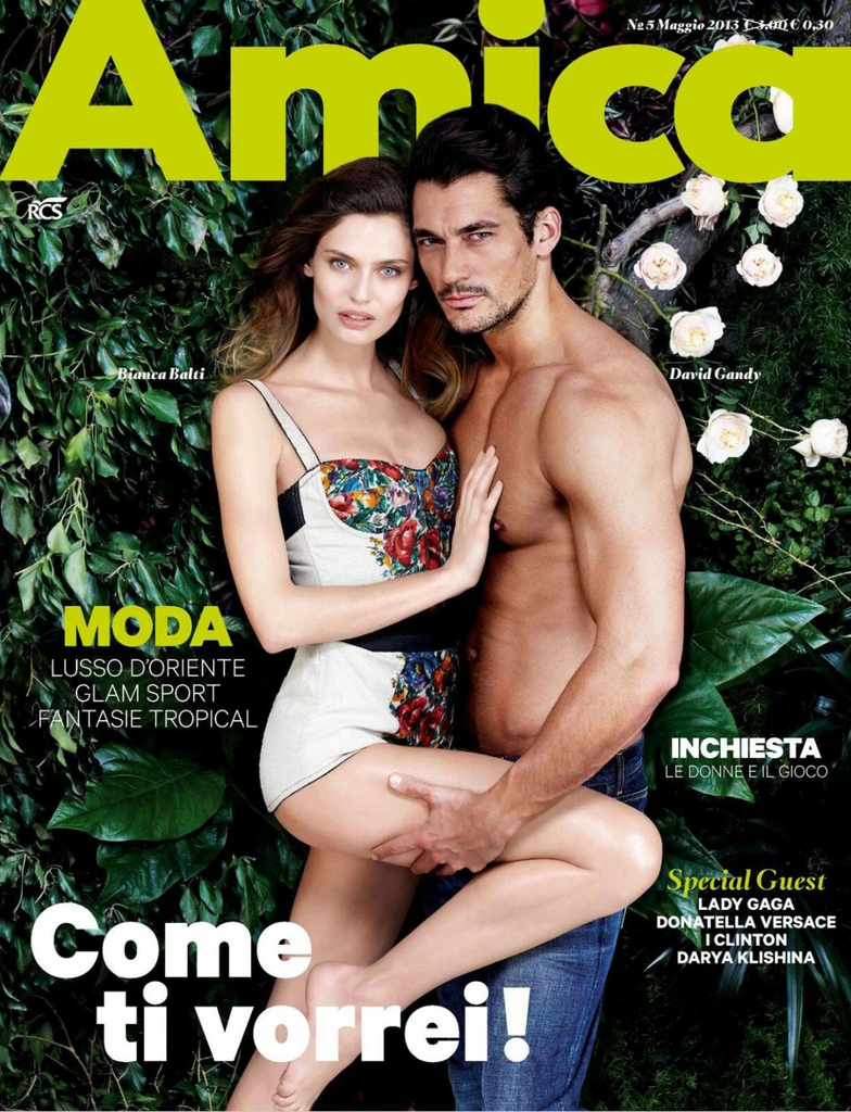 AMICA Magazine Italia May 2013 DAVID GANDY Bianca Balti LADY GAGA