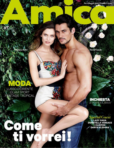 AMICA Magazine Italia May 2013 DAVID GANDY Bianca Balti LADY GAGA