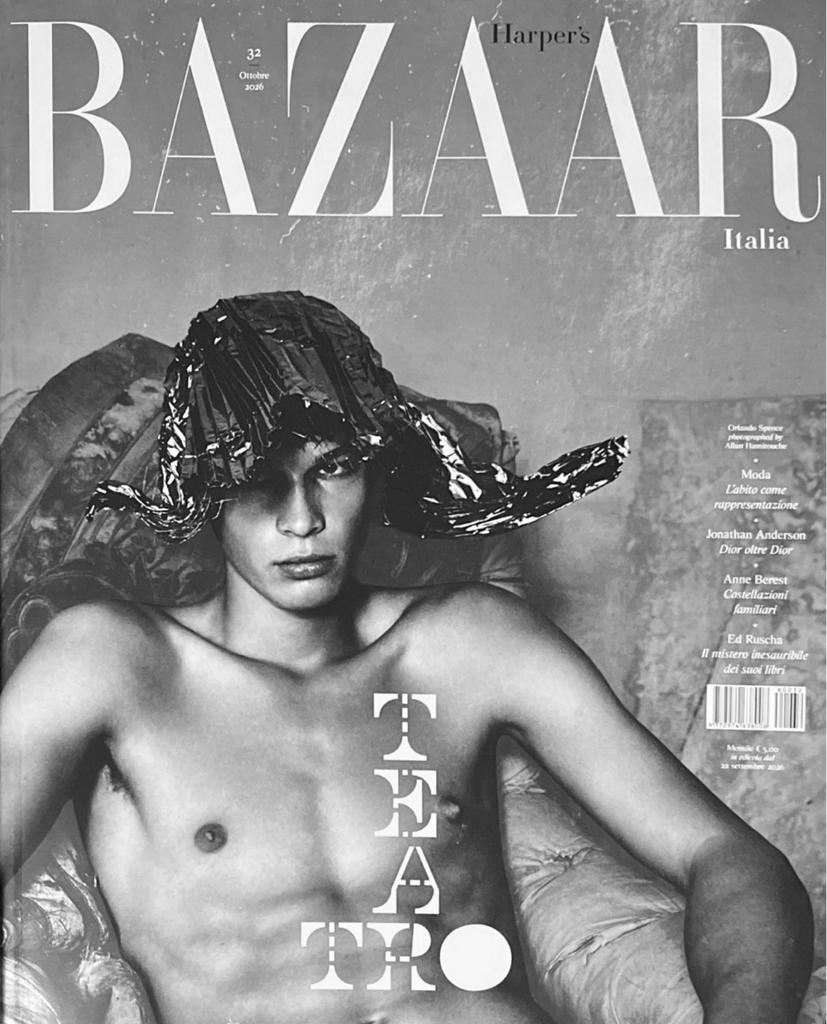 Orlando Spence HARPER'S BAZAAR Magazine Italia October 2026 BRAND NEW