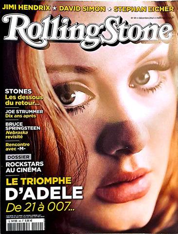 ADELE David Simon JIMI HENDRIX Stephan Eicher ROLLINGSTONE Magazine 2012