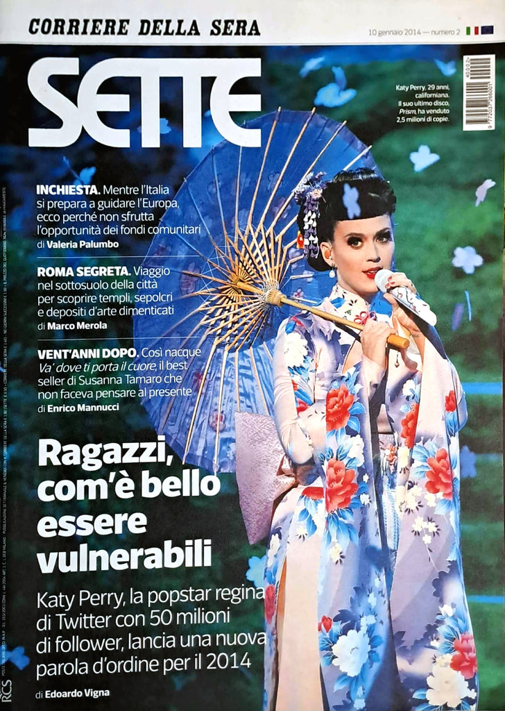 KATY PERRY Sette Magazine January 2014 BRAND NEW