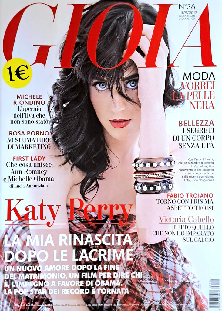 Katy Perry GIOIA Magazine September 2012 BRAND NEW