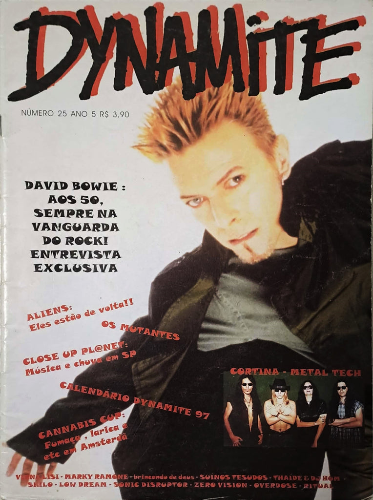 DAVID BOWIE rare brazilian DYNAMITE Magazine 1997