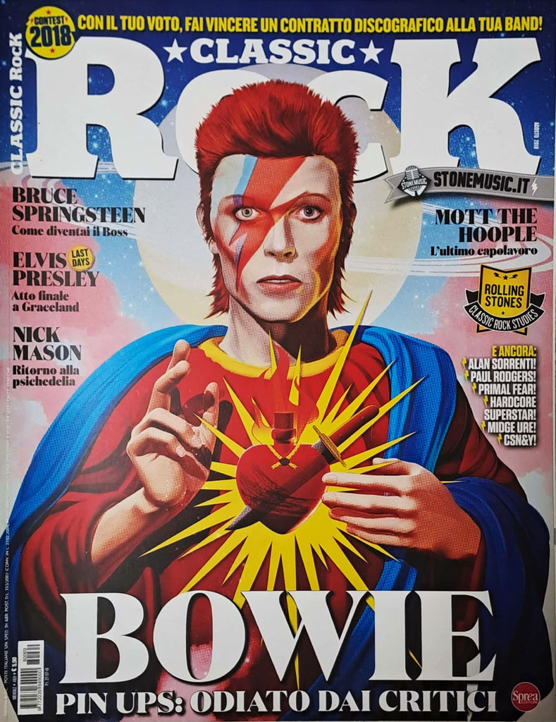 DAVID BOWIE CLASSIC ROCK Magazine August 2018 BRAND NEW