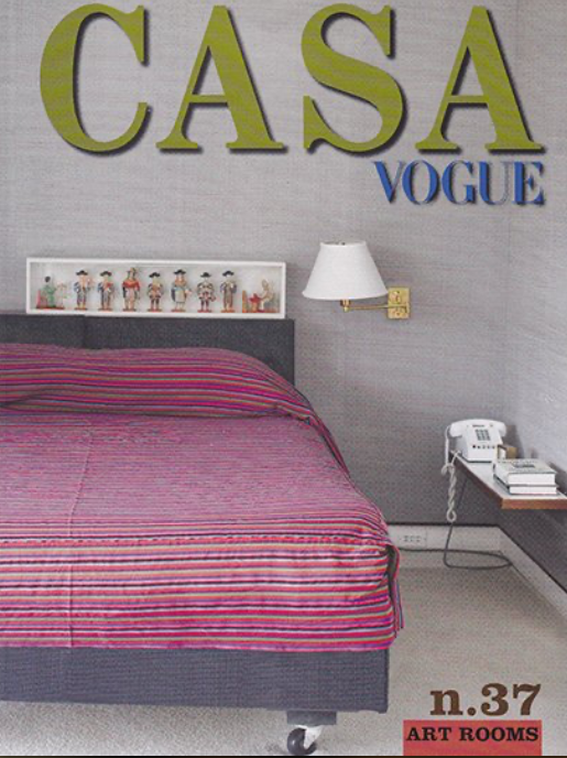 CASA VOGUE Magazine Italia April 2012 #37 EERO SAARINEN Alighiero Boetti LOTHAR OSTERBURG