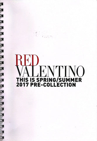 RED VALENTINO Catalog LOOK BOOK Spring Summer 2017 Pre Collection not Magazine
