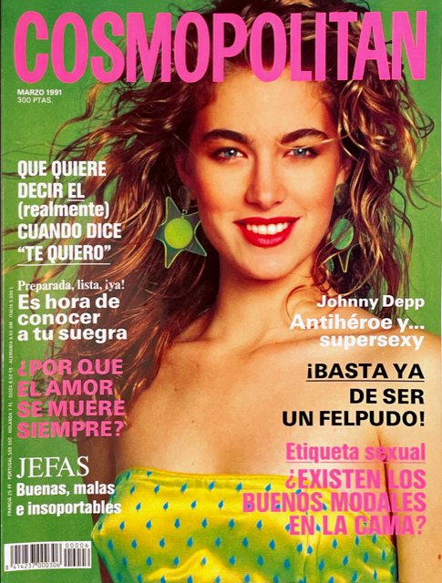 ELAINE IRWIN Cosmopolitan Spain Espana Magazine 1991