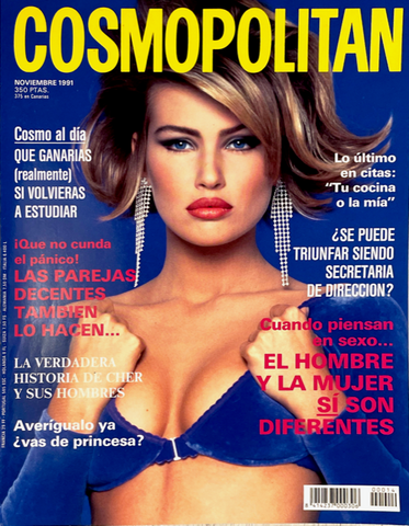DANIELA PESTOVA Cosmopolitan Spain Espana Magazine 1991