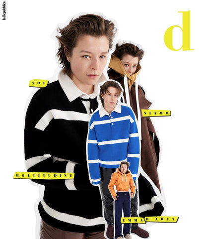 EMMA D'ARCY D Magazine La Repubblica Italia February 2024 New