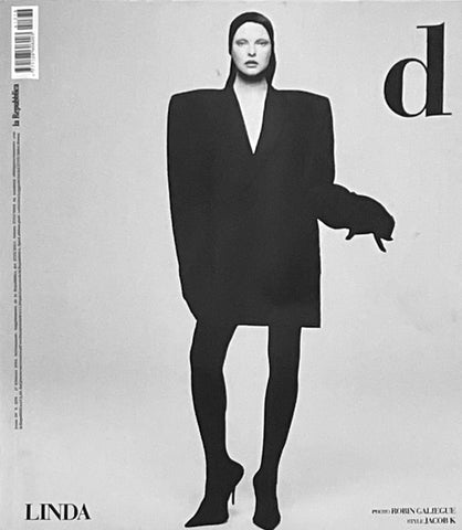 LINDA EVANGELISTA D Magazine La Repubblica Italia February 2024 NEW