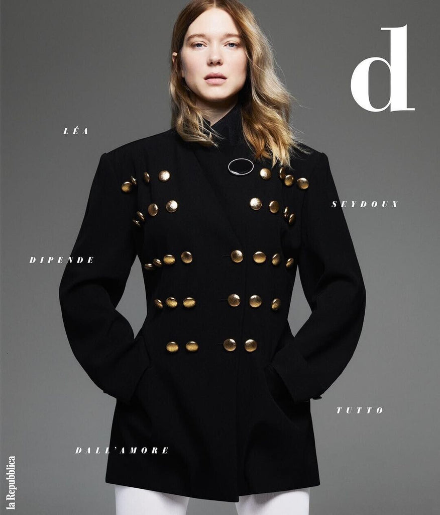 LEA SEYDOUX D Magazine La Repubblica Italia March 2024 NEW