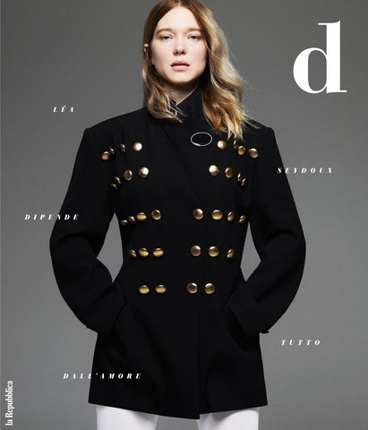 LEA SEYDOUX D Magazine La Repubblica Italia March 2024 NEW