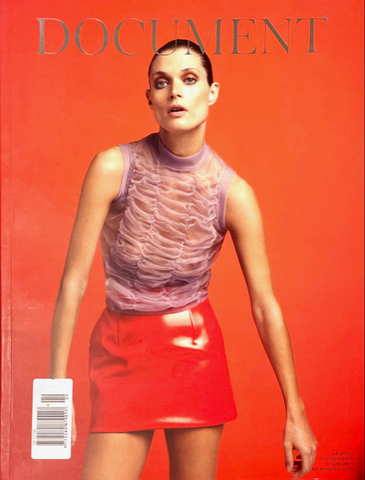 DOCUMENT Magazine #4 S/S 2014 MALGOSIA BELA Missy Rayder WILLEM DAFOE