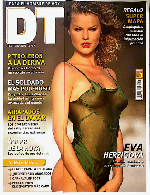 EVA HERZIGOVA DT Magazine February 2003 SOFIA VERGARA Manuela Arcuri