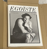 EGOISTE Magazine #14 GERARD DEPARDIEU Soeur Emmanuelle BRAND NEW Sealed Volume 1-2