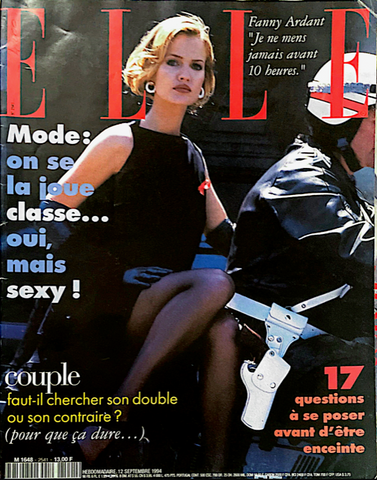 ELLE Magazine France September 1994 KAREN MULDER by CHICO BIALAS